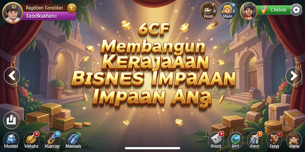 Tampilan gameplay menantang di dunia Tycoon.