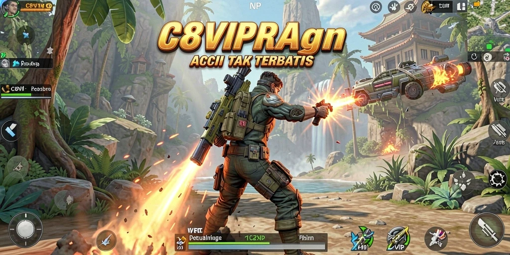 Tampilan menarik dari gameplay C8VIP penuh aksi.