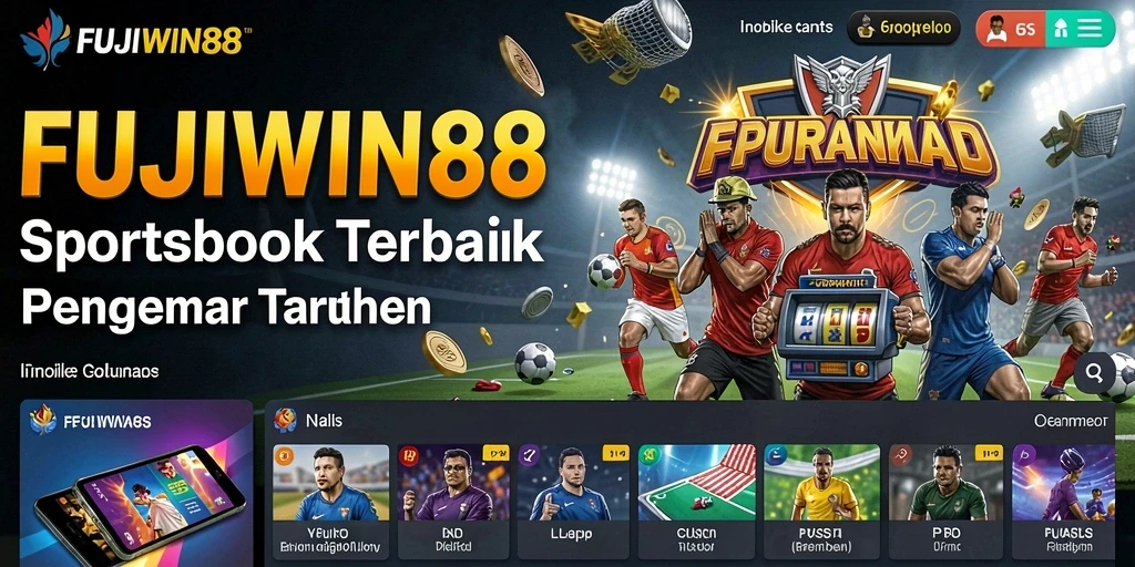 Screenshot utama FUJIWIN88 menampilkan pengalaman taruhan yang seru dan interaktif.