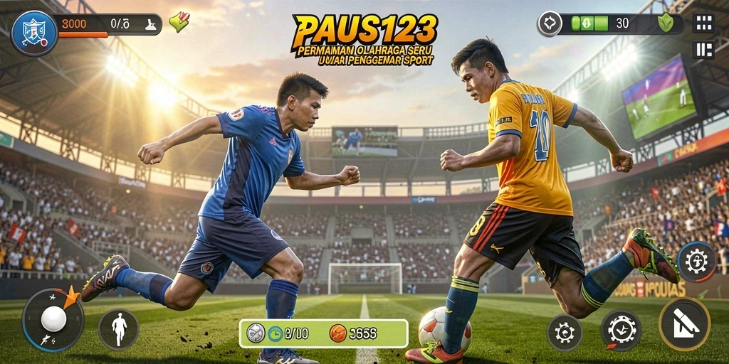 Tampilan menarik dari gameplay olahraga PAUS123 yang seru dan kompetitif.