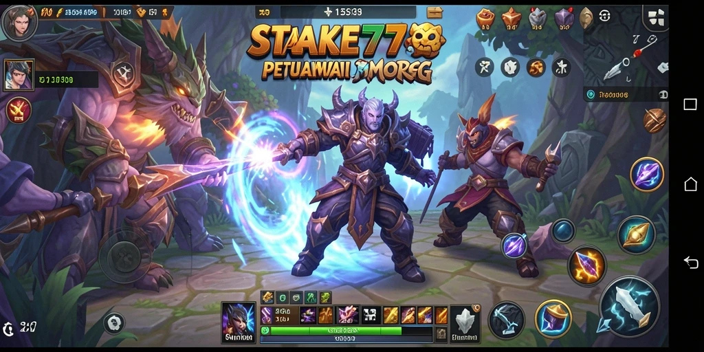 Tampilan gameplay STAKE779 yang menakjubkan dalam dunia MMORPG.
